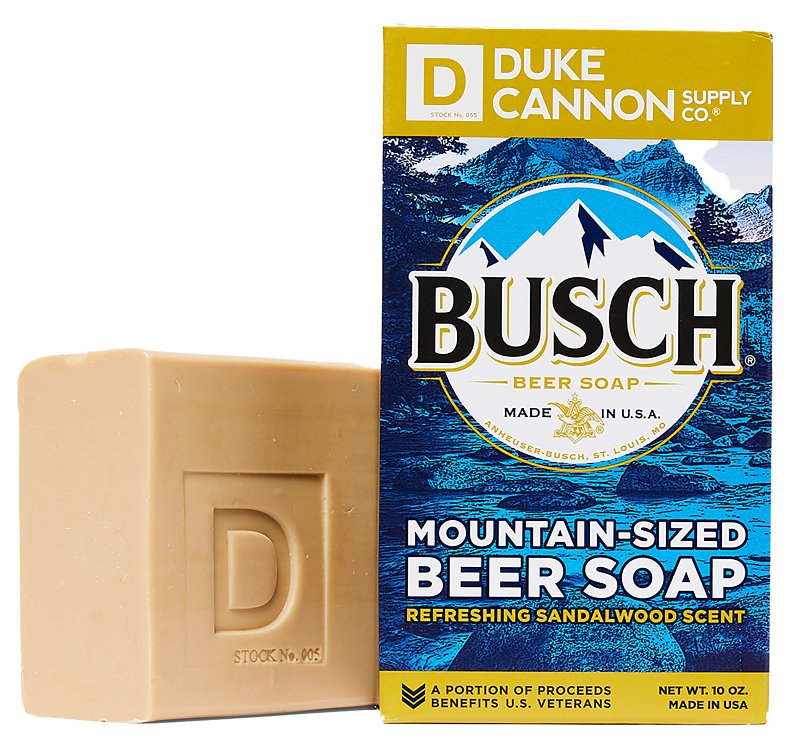 SOAP BEER BUSCH SANDALWD 10OZ