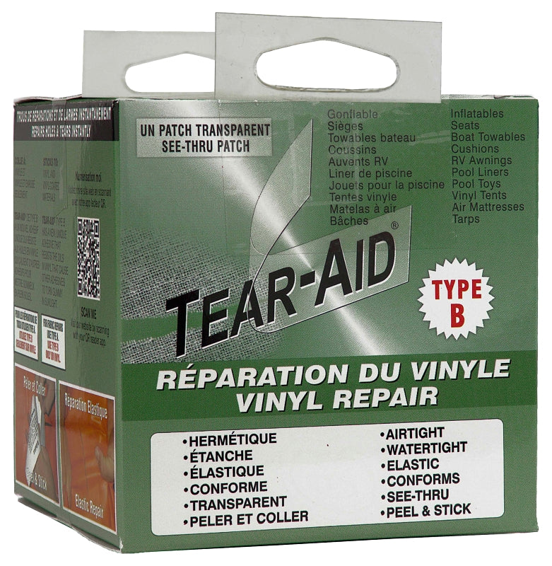 Tear-Aid D-ROLL-B04-20 Vinyl Repair Kit, B, Green
