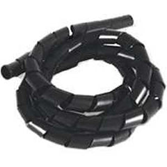 GB 73421 Spiral Wrap, 3/8 in Dia, 3-1/2 ft L, Black