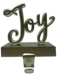 Santas Forest 89822 Joy Stocking Holder, Gold, 6-1/2 in