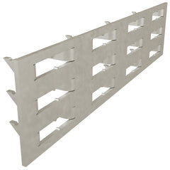 MiTek TPP14 Mending Plate, 3-1/2 in L, 13/16 in W, Steel, Galvanized, Prong Mounting
