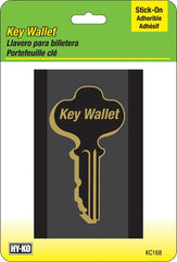 Hy-Ko KC168 Key Wallet, Plastic