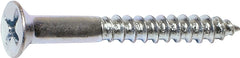 Midwest Fastener 02579 Screw, #10 Thread, 1-1/4 in L, Coarse Thread, Flat Head, Phillips Drive, Sharp Point, Steel, Zinc