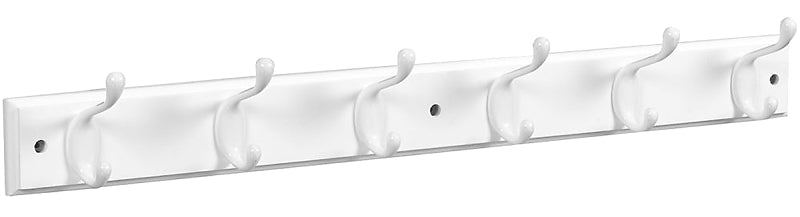 National Hardware B8170 S827-071 Hook Rail, 4-Hook, Wood