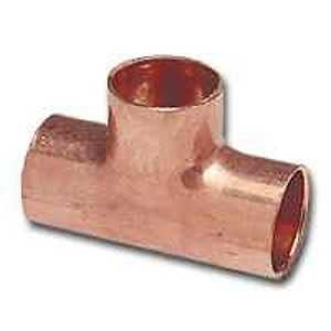 EPC 111R Series 32974 Reducing Pipe Tee, 2 x 2 x 1-1/2 in, Sweat, Copper