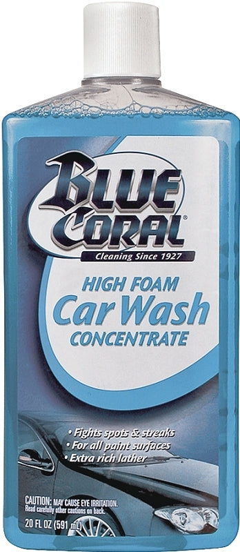 Blue Coral 220064/WC102 Car Wash, 20 oz Bottle, Liquid, Mild