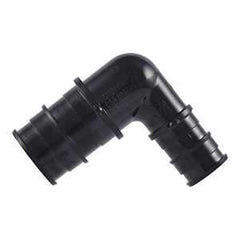 SharkBite UA274A5 Reducing Elbow, 3/4 x 1/2 in, Barb, 90 deg Angle, Acudel Polymer, Black, 150 to 160 psi Pressure