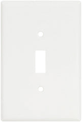 2144W-BOX JMB WHT TGL PLATE 1G