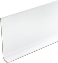 M-D 75317 Wall Base, 4 ft L, 4 in W, Vinyl, White