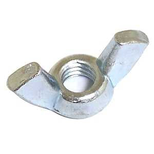 Reliable CWNZ1032MR Wing Nut, 10-32 Thread, Steel, Zinc