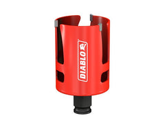 Diablo Demo Demon DHS2125CTR Hole Saw, 2-1/8 in Dia, 2-3/8 in D Cutting, 1-5/8 in Arbor, Carbide Cutting Edge