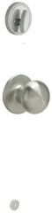 Schlage J Series JH59STR619 Passage Knob, Knob Handle, Metal, Satin Nickel, 2-3/8, 2-3/4 in Backset