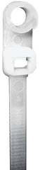 Tradeselect CTH87P100 Mounting Head Tie, 2.05 in Max Bundle Dia, Nylon, Natural