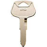Hy-Ko 11010DC1 Key Blank, Brass, Nickel, For: Chrysler, Dodge, Eagle, Jeep, Plymouth Vehicles, DC1 Key Number