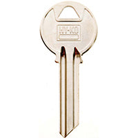 Hy-Ko 11010Y2 Key Blank, Brass, Nickel, For: Yale Cabinet, House Locks and Padlocks, Y2 Key Number