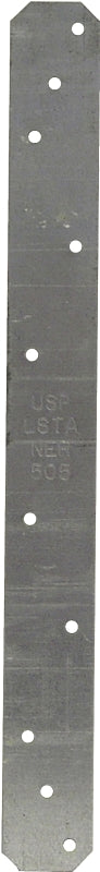 MiTek LSTA12 Wall Brace, 12 in L, 1-1/4 in W, Aluminum