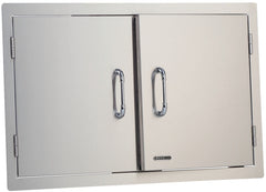Bull 33568 Double Walled Door, 33 in L, 22 in W, 2 in H, Stainless Steel