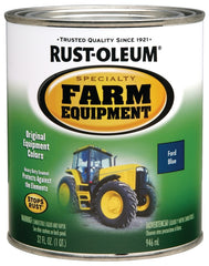 Specialty 7424502 Farm Equipment Paint, Ford Blue, 1 qt, Can, 130 sq-ft/qt Coverage Area