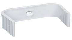 Euramax M0634 Series M0634-30 Downspout Band, Vinyl, White, Wall Mounting