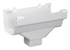 Euramax M0506-6 Spike and Ferrule, Vinyl, White