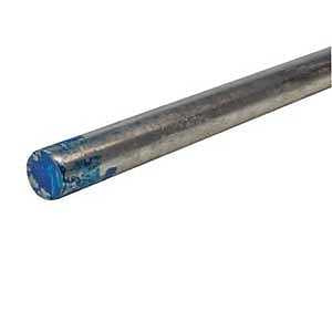 Reliable UTRZ38 Rod, 3/8 in Dia, 36 in L, Mild Steel, Zinc, A-307 Grade