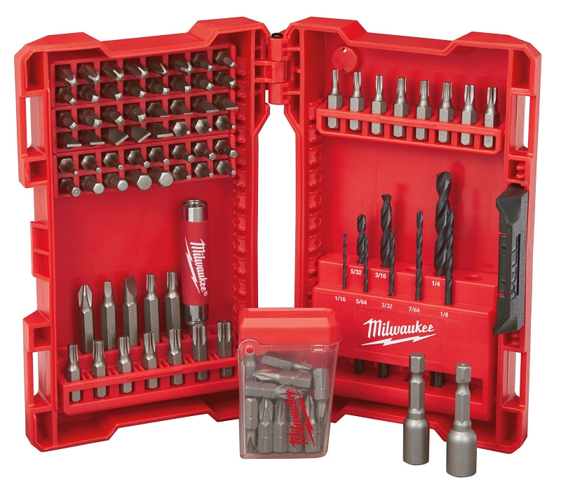 Milwaukee 48-89-1561 Drill/Drive Set, 95-Piece, Steel, Black Oxide