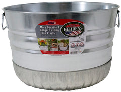 Behrens 32S Utility Basket, 1 bu Capacity, Galvanized Steel