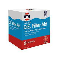 HTH 67121 Diatomaceous Earth Filter Aid, 10 lb, Powder, Off-White
