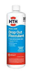 HTH Drop Out 67080 Flocculant, 1 qt Bottle, Liquid, Clear