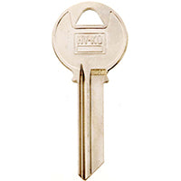 Hy-Ko 11010Y4 Key Blank, Brass, Nickel, For: Yale Cabinet, House Locks and Padlocks, Y1PDM Key Number