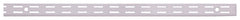 ProSource 25203PHL Shelf Standard, 2 mm Thick Material, 1 in W, 48 in H, Steel, White