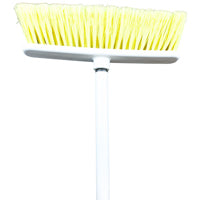 Chickasaw #21 Household Broom, 10 in Sweep Face, Fiber Bristle, Yellow Bristle, Metal Handle