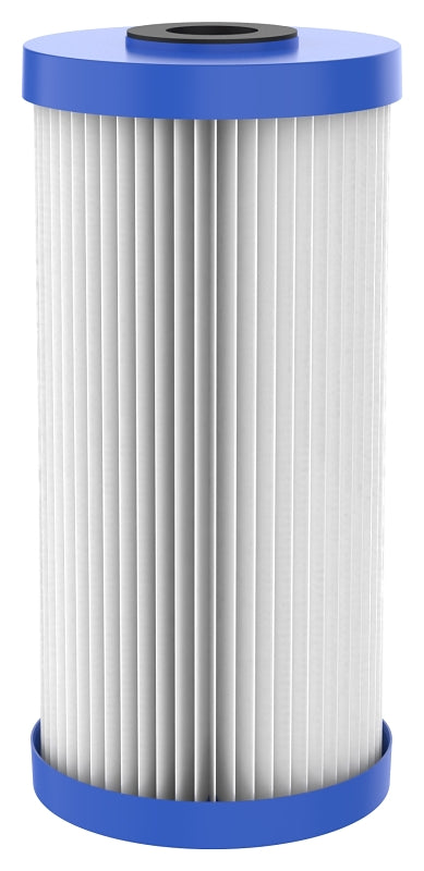 Pentair OMNIFilter Series RS6-SS2-S06 Filter Cartridge, 30 um Filter, Polyester Filter Media, Pleated Paper
