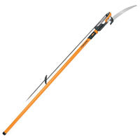Fiskars 393981-1005 Pole Saw and Pruner, 1-1/8 in Cutting Capacity, Serrated Blade, Steel Blade, Telescoping Handle