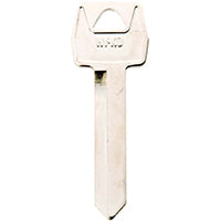 Hy-Ko 11010H60 Key Blank, Brass, Nickel, For: Ford, Lincoln, Mercury Vehicles, H60 Key Number