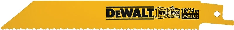 DeWALT DW4845-2 Reciprocating Saw Blade, 6 in L, 10/14 TPI