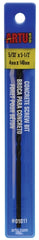 ARTU 01011 Drill Bit, 5/32 in Dia, 5-1/2 in OAL, Parabolic Flute, 5/32 in Dia Shank, Straight Shank