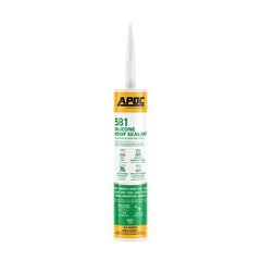 APOC Armor Flash AP-581 Series AP-5819 Silicone Roof Sealant, White, Free-Flowing Paste, 10 oz, Tube