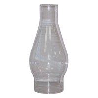 Tiki 411B Lamp Chimney, Glass, Clear, For: #110-MTB Chamber Lamp, Traditions Oil Lamps with 2-5/8 in Bases