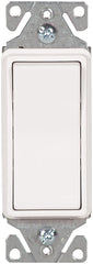 Eaton Wiring Devices 7500 Series 7511W-SP-C Rocker Switch, 15 A, 120/277 V, SPST, -20 to 60 deg C