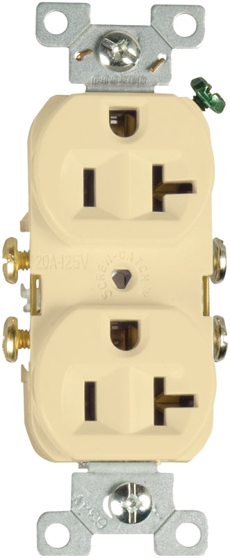 CR20V IVORY COM GRD RECEPT 20A