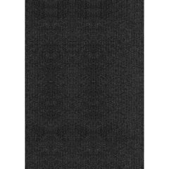 Multy Home MT1000124 Rug, 50 ft L, 26 in W, Runner, Concord Pattern, Polypropylene Rug, Charcoal