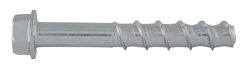 DeWALT Screw-Bolt+ PFM1411420 Screw Anchor, 1/2 in Dia, 4 in L, Carbon Steel, Zinc