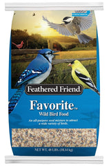 Feathered Friend Favorite Series 14423 Wild Bird Food, All-Purpose, 40 lb, Bag