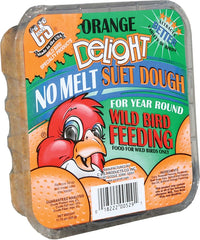 C&S No Melt Suet Dough Delights CS12529 Bird Suet, Orange Flavor, 11.75 oz