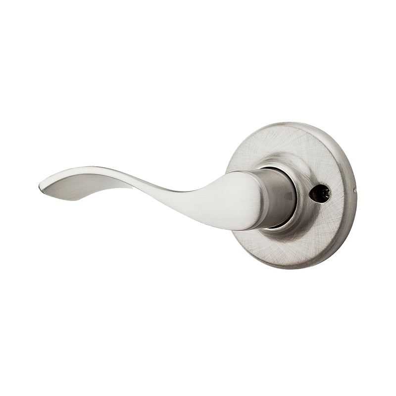 Weiser Elements Belmont Series 9GLC120-016 Half Dummy Lever, Levers Lock, Satin Nickel, Residential, Left Handed Hand