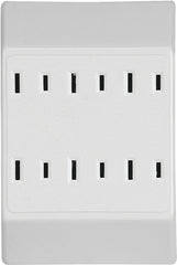 TAP DUPLEX TO 6OUTLET GND IV