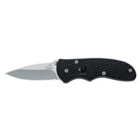 Gerber 22-41526 Folding Knife, 2.1 in L Blade, HCS Blade, 1-Blade, Textured Handle, Black Handle