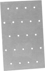 MiTek NP35 Truss Mending Plate, 5 in L, 3-1/8 in W, Steel, Galvanized, Nail Mounting