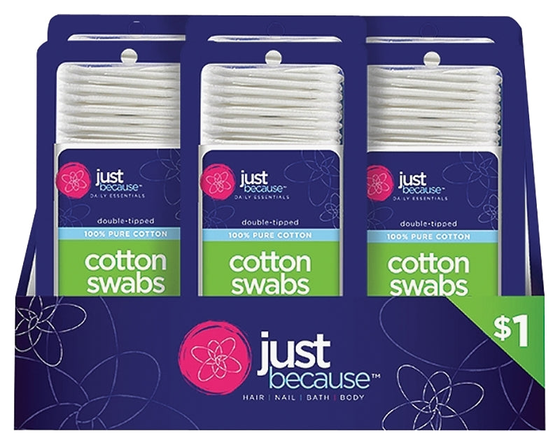 FLP 9884 Cotton Swabs, Cotton, Assorted